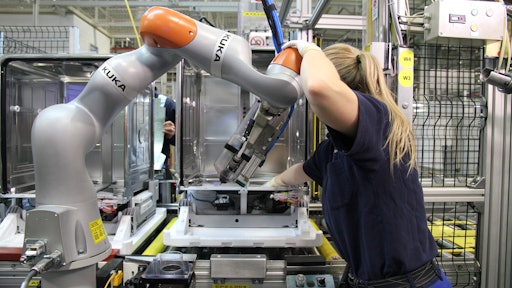 While the U.K. has a record number of industrial robots, they are behind other European countries.
