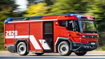 Volvo Penta Press Release Volvo Penta Powered Electric Fire Trucks 1