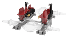 The Air Link Redline tandem axle suspension offers a smoother ride and roll stability.