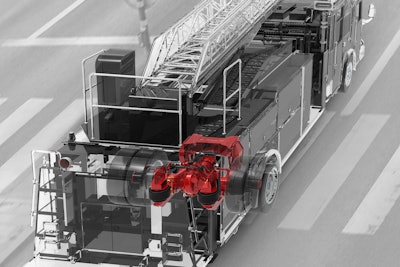 The Atlas Redline single drive axle suspension has a carrying capacity range of 31.5-35K.