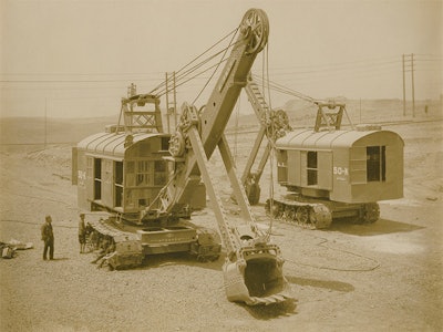 The 50K electric shovel was developed in 1930.