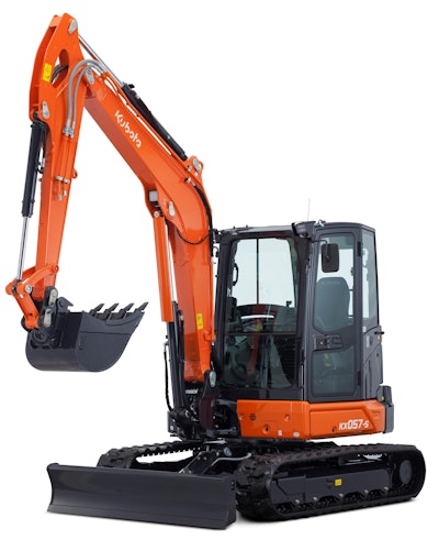 Kubota's KX057-5 excavator.