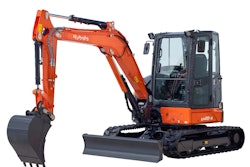 Kubota's U48-5 excavator is a brand new model for the 4-to-6 ton market.