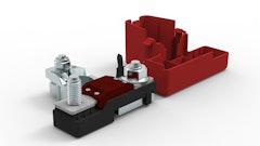 MTA’s power distribution unit with one fuse and a die cast battery terminal for Ashok Leyland buses.