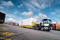 Volvo Penta’s fully electric terminal tractor is doing real work at a harbor in Sweden.