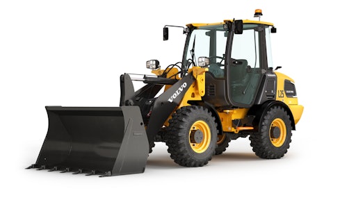 The L25 Electric compact wheel loader offers zero emissions and low noise levels.