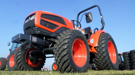 Galaxy Garden Pro On Compact Tractor