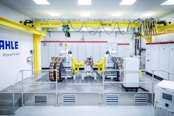 Electric drives are tested under real conditions on the electric motor test bench in Fellbach, Germany.
