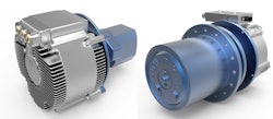 Omni's electric pump and final drives.