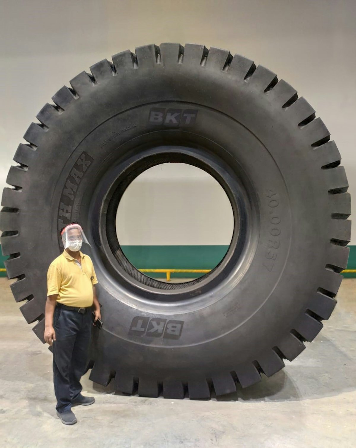 BKT Develops Giant Size Tire for Rigid Dump Trucks From BKT USA Inc