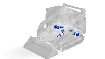 Dana Electrified Compact Track Loader Systems