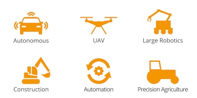 The new mosaic-H receiver can be used in a variety of applications.