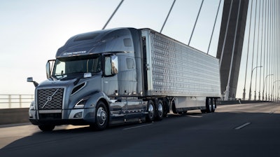 Volvo Trucks North America is offering select fuel economy packages to customers. Shown here, a Volvo VNL 760 with the Xceed fuel economy package.