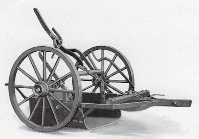 The Western Wheeled Scraper Wheeler was an industry standard during its years of usefulness. Hundreds could be massed on a single project.