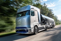 The Mercedes-Benz GenH2 Truck the fuel-cell concept truck.