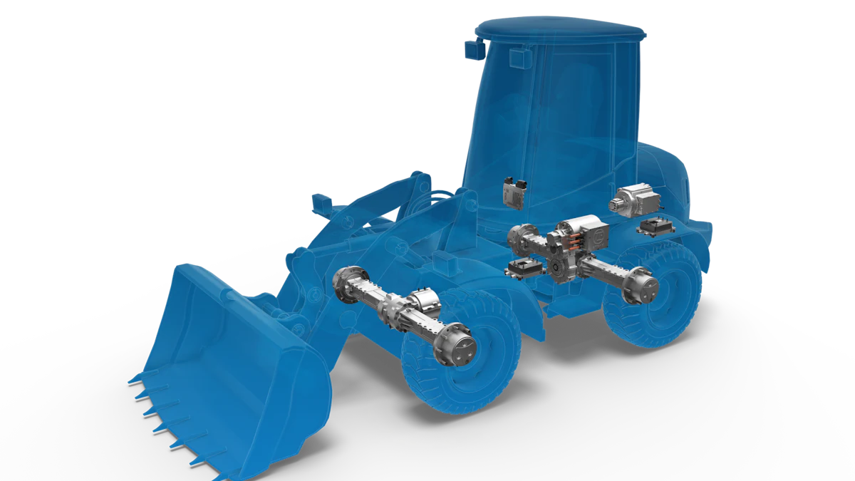 Bulldozer Drivetrain Purpose-Built Electric Drivetrain Components Ensure Performance and ...