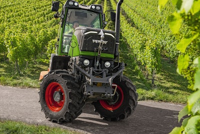 The Fendt 211 V Vario was selected for its improved cab design and increased power output capabilities.