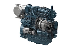 Kubota's Micro-Hybrid system pairs a battery and electronics with a downsized engine.