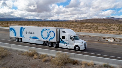 Plus did a live demonstration of a Level 4 autonomous truck at CES 2019.