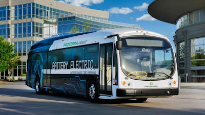 Investment in clean energy, including electric vehicles like the pictured Proterra electric bus, will be one of the initiatives of the new Biden administration.