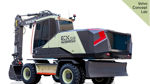 Volvo's new EX03 electric excavator is designed to offer low noise and zero emissions.