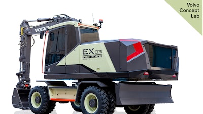 Volvo's new EX03 electric excavator is designed to offer low noise and zero emissions.