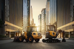 Volvo's first electric compact equipment, the ECR25 and L25.