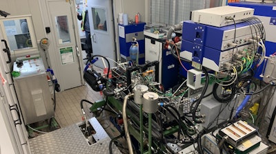 Libertine's first cold start firing of its Free Piston engine at MAHLE Powertrain's UK test facility.