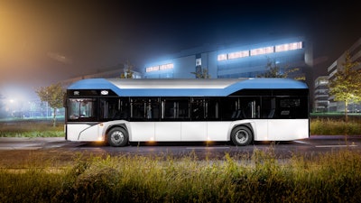 The Urbino 12 hydrogen transforms hydrogen into electric energy directly fed into the driveline of the vehicle for emissions-free operation.