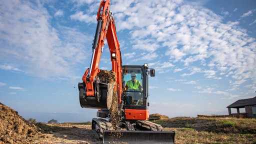 The KX057-5 Compact Excavator