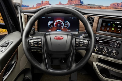 A new digital display placed directly behind the steering wheel provides vital information to drivers within their line of site.