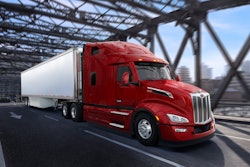 The new Model 579 is Peterbilt's most aerodynamically designed truck to date.