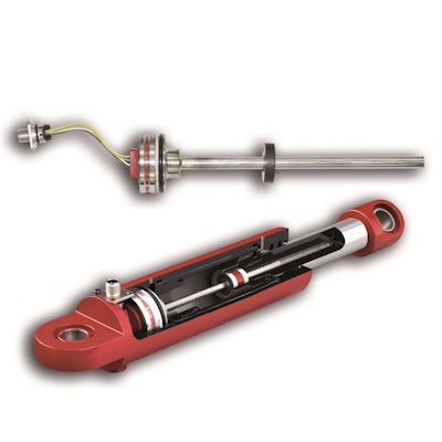 Sensors which can be embedded into hydraulic cylinders can provide high-precision data to enable new machine performance features.