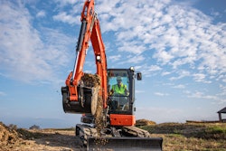 The KX057-5 Compact Excavator