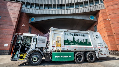 The Mack LR Electric is undergoing testing with the New York City Dept. of Sanitation.