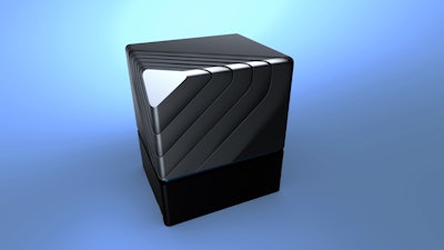 Toyota's vertical type fuel cell module.