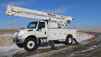 The new Viatec SmartPTO uses stored plug- in electric power to operate equipment while reducing idling and thus emissions.