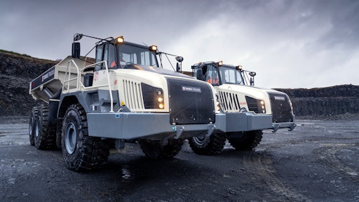 Terex has upgraded its TA300 and TA400 articulated haulers with Stage V engines.
