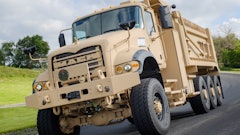 Meritor will supply several drivetrain components for use on the Mack Heavy Dump Truck for the U.S. Army.