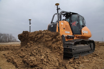 Factory-fit machine control is now available on CASE dozers.
