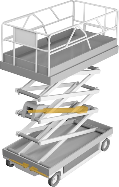 Ewellix electromechanical actuators can be used in applications requiring oil-free operation or demanding higher energy efficiency, with added benefits of integrated sensors and telematics connectivity.