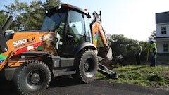 CASE recently delivered two of its electric backhoe loaders to customers in New York.