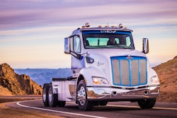 Peterbilt's 579EV recently made the ascent up Pikes Peak