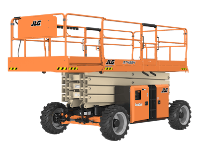 New nomenclature on JLG's LRT scissor lifts will reflect maximum platform height and machine width.