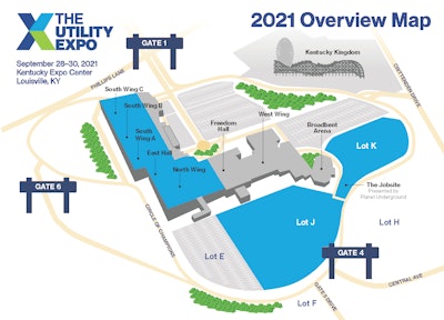 The Utility Expo Show Floor Map Final