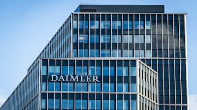Daimler's headquarters in Stuttgart, Germany.