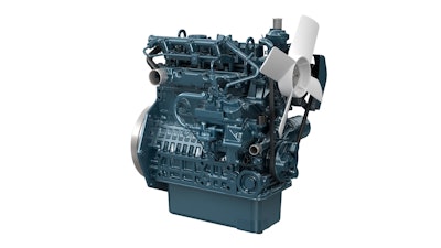 Kubota’s D902-K electronically controlled engine provides a power output of 18.5 kW.