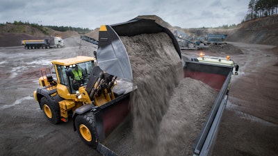 Volvo CE reports strong infrastructure and construction activity lead to an increase in equipment sales in the first quarter.