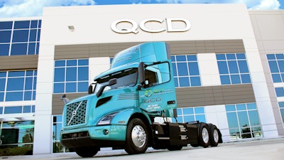 QCD has ordered 14 Volvo VNR Electric trucks.