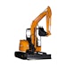 Kato's new mini-excavator line features models with a 7-ft. 2-in. dig depth.